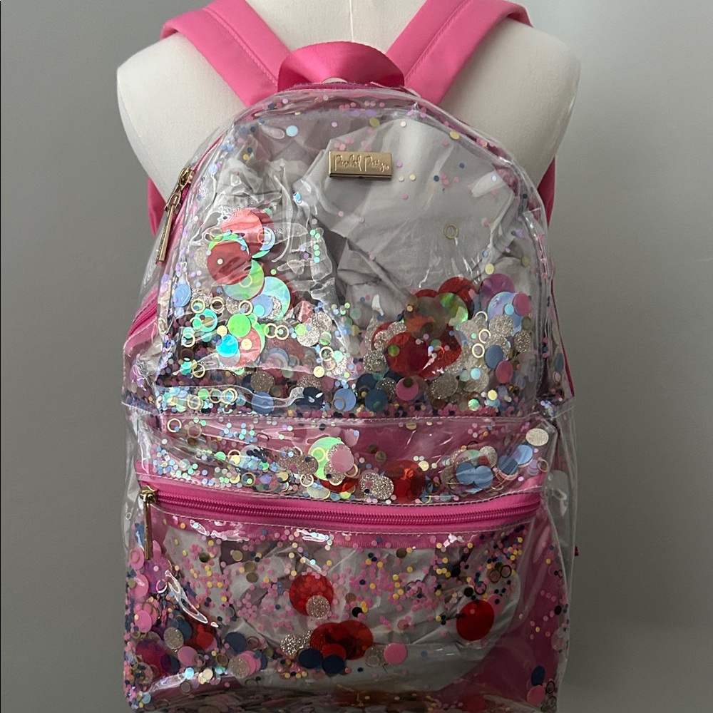 Packed Party Pink Sequin Kids Backpack